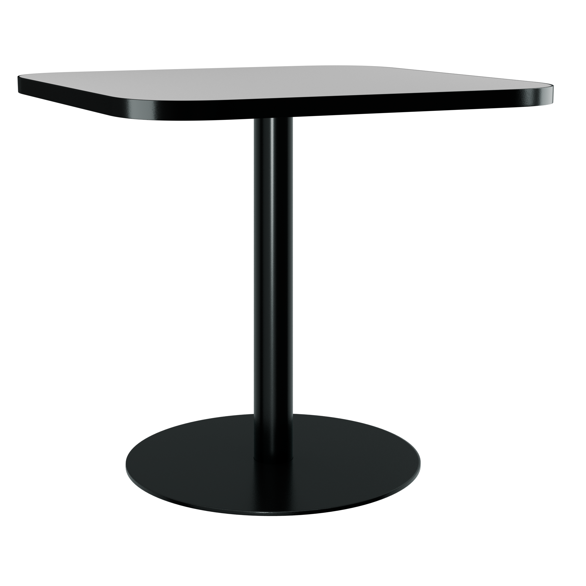 Halo Café Table With Rim - Rounded Square