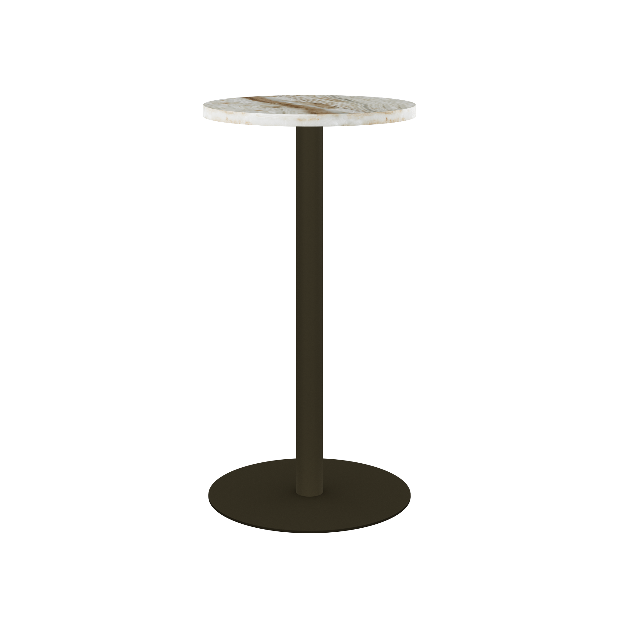 Halo Marble Bar Table - Round