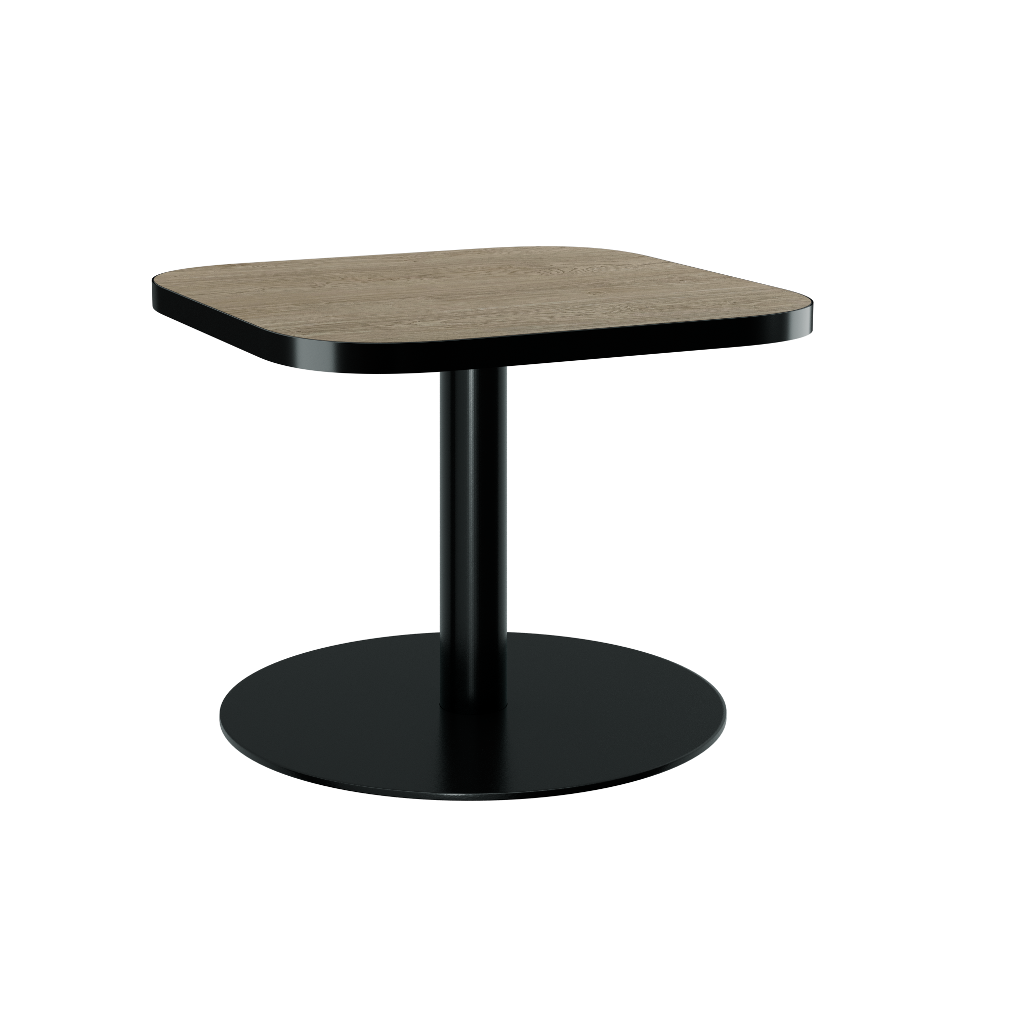 Halo Side Table - Rounded Square With Rim