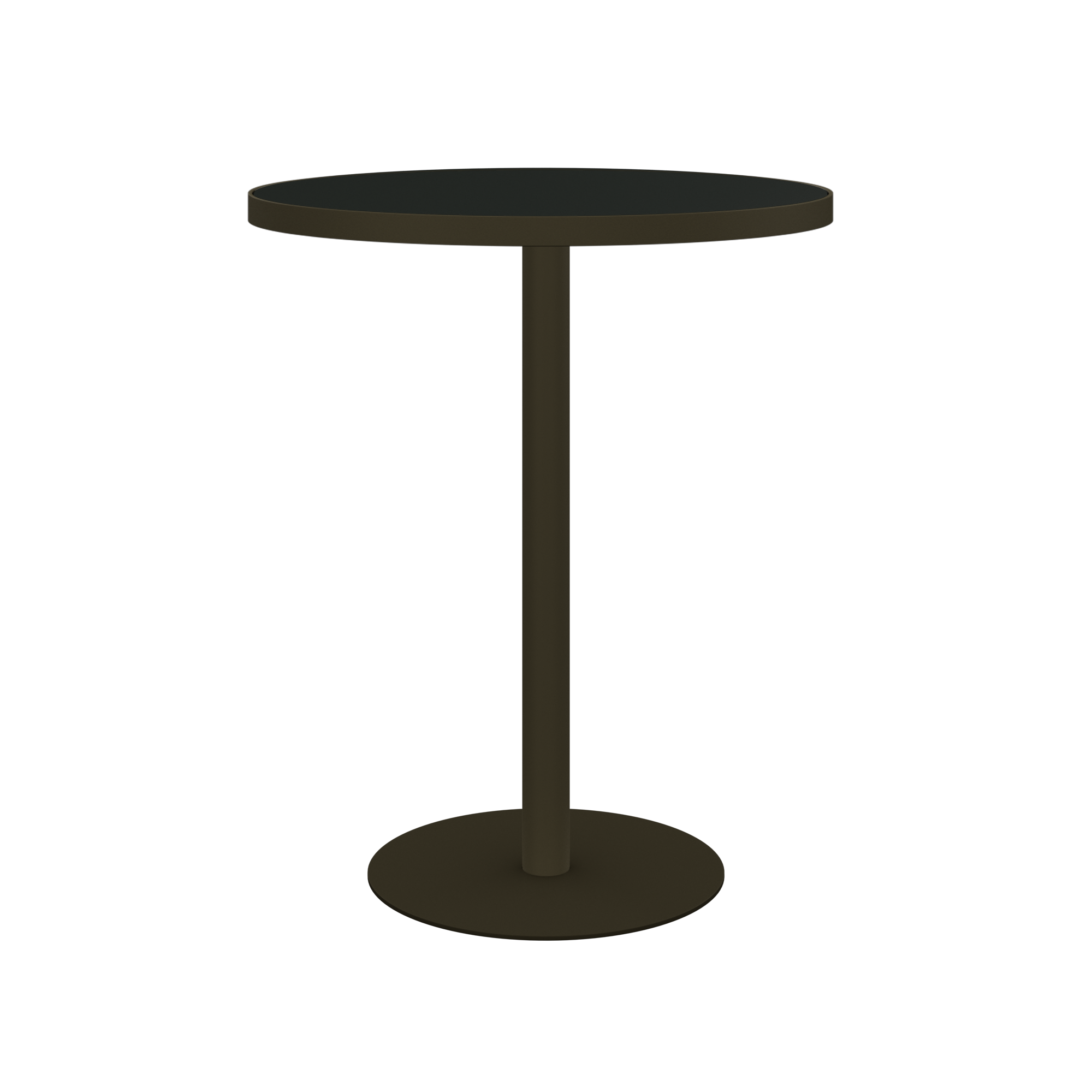 Halo Bar Table With Rim - Round