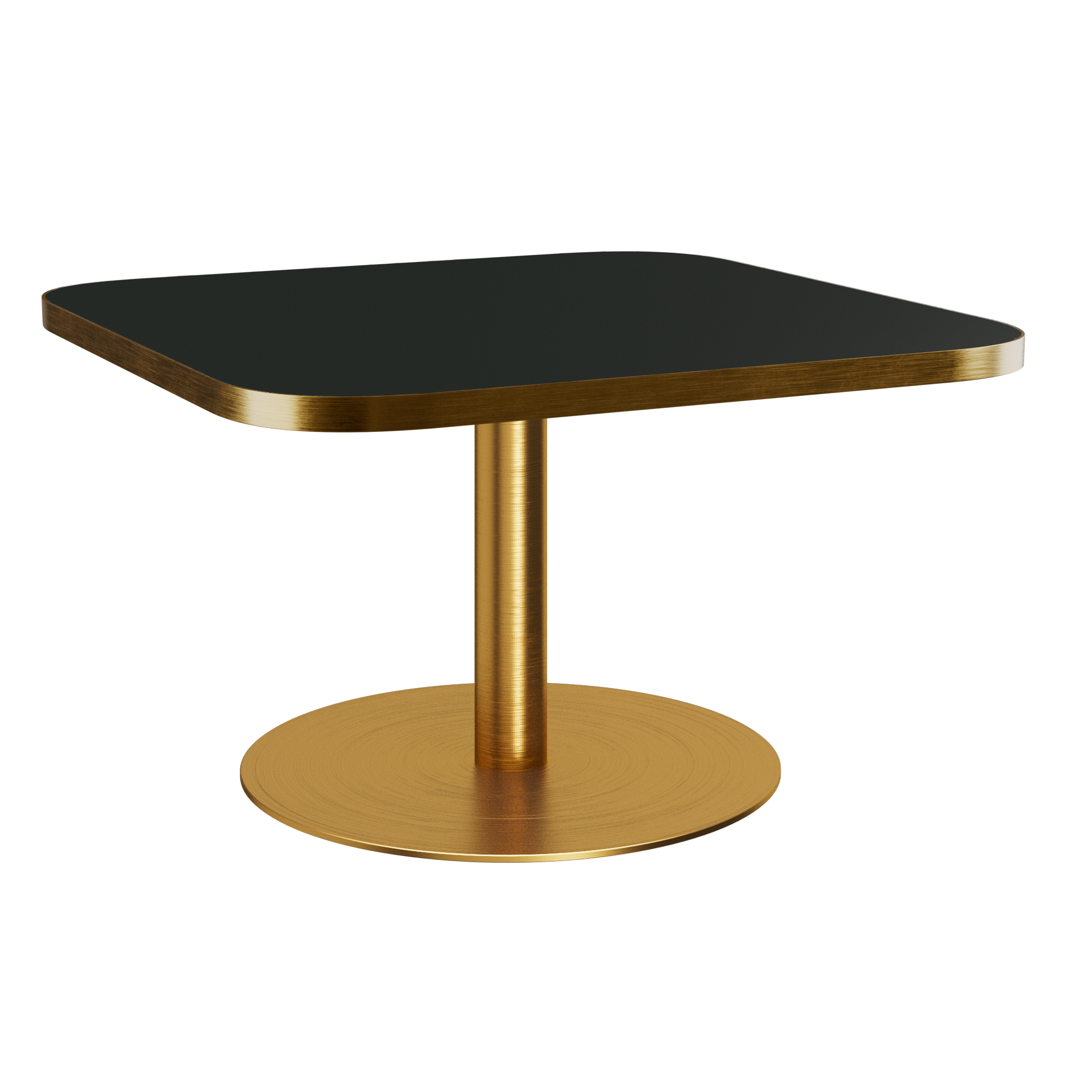 Halo Coffee Table - Rounded Square With Rim