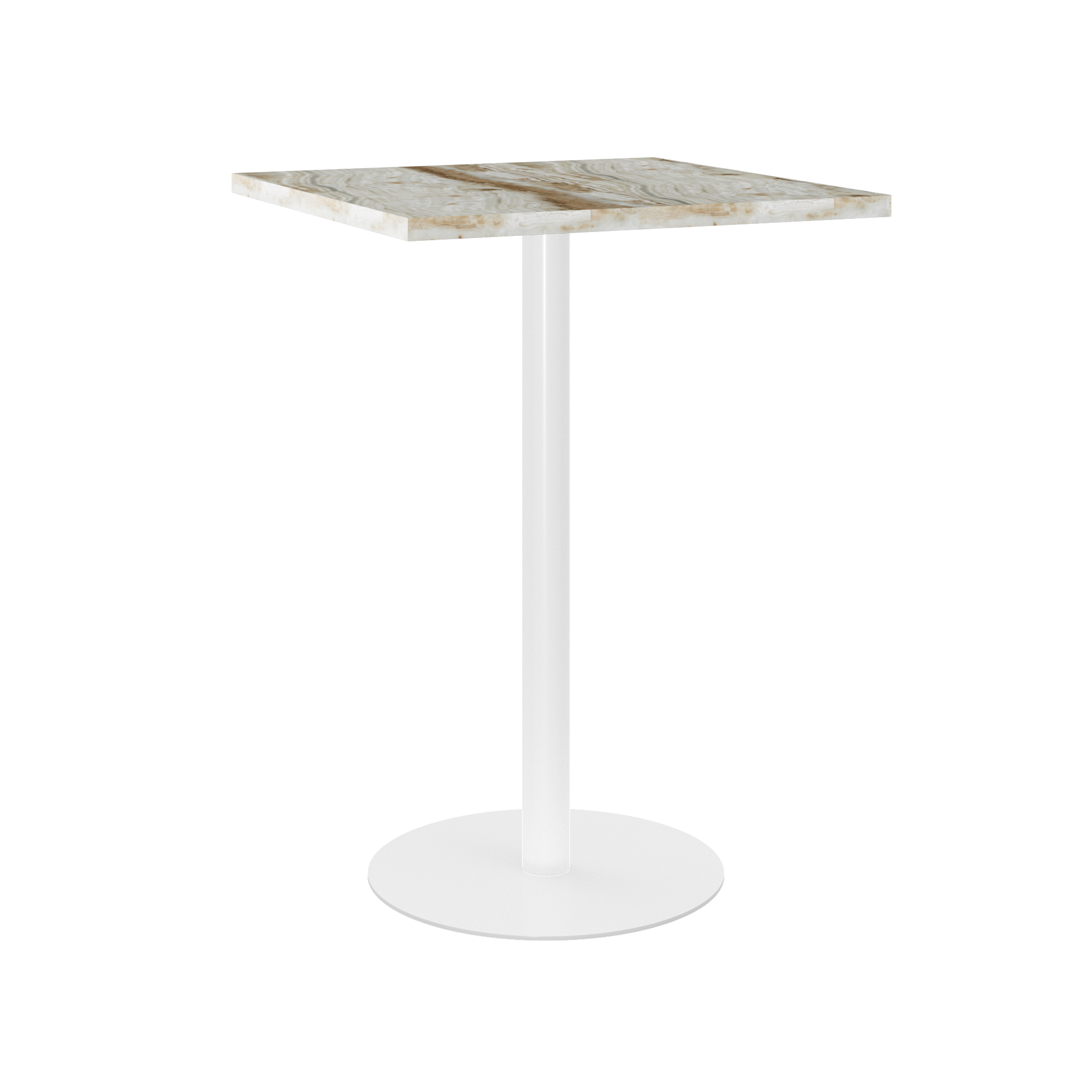 Halo Marble Bar Table - Square