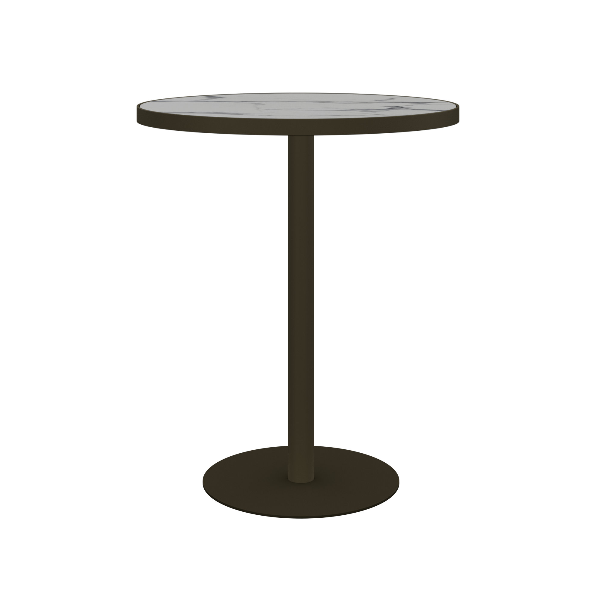 Halo Bar Table With Rim - Round