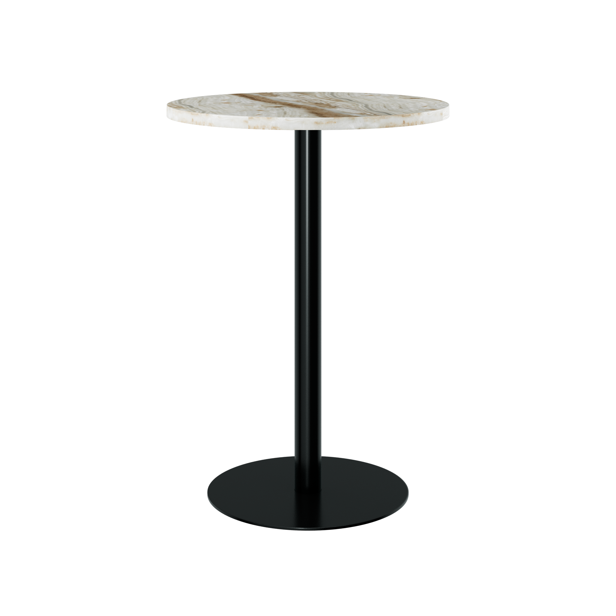 Halo Marble Bar Table - Round