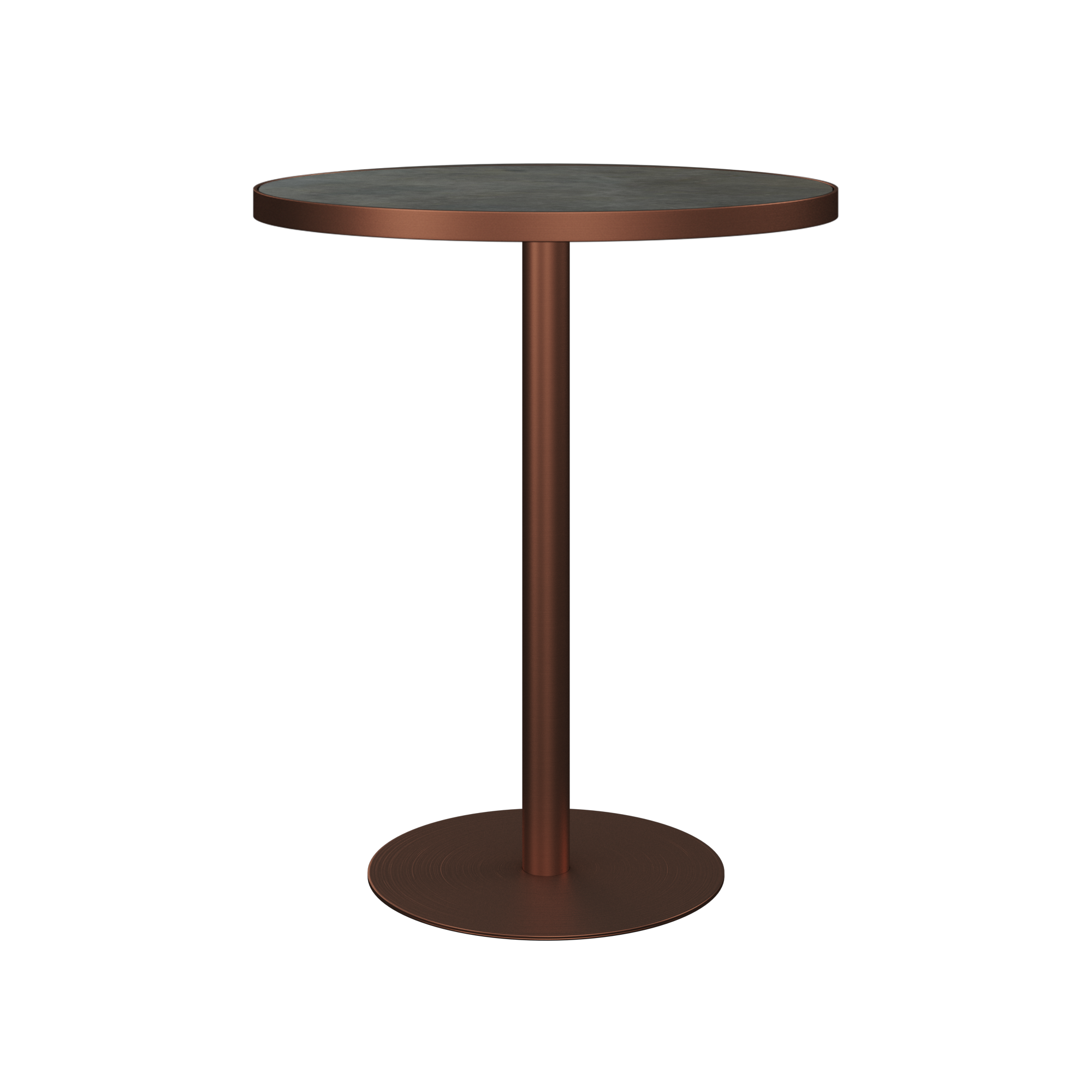 Halo Bar Table With Rim - Round