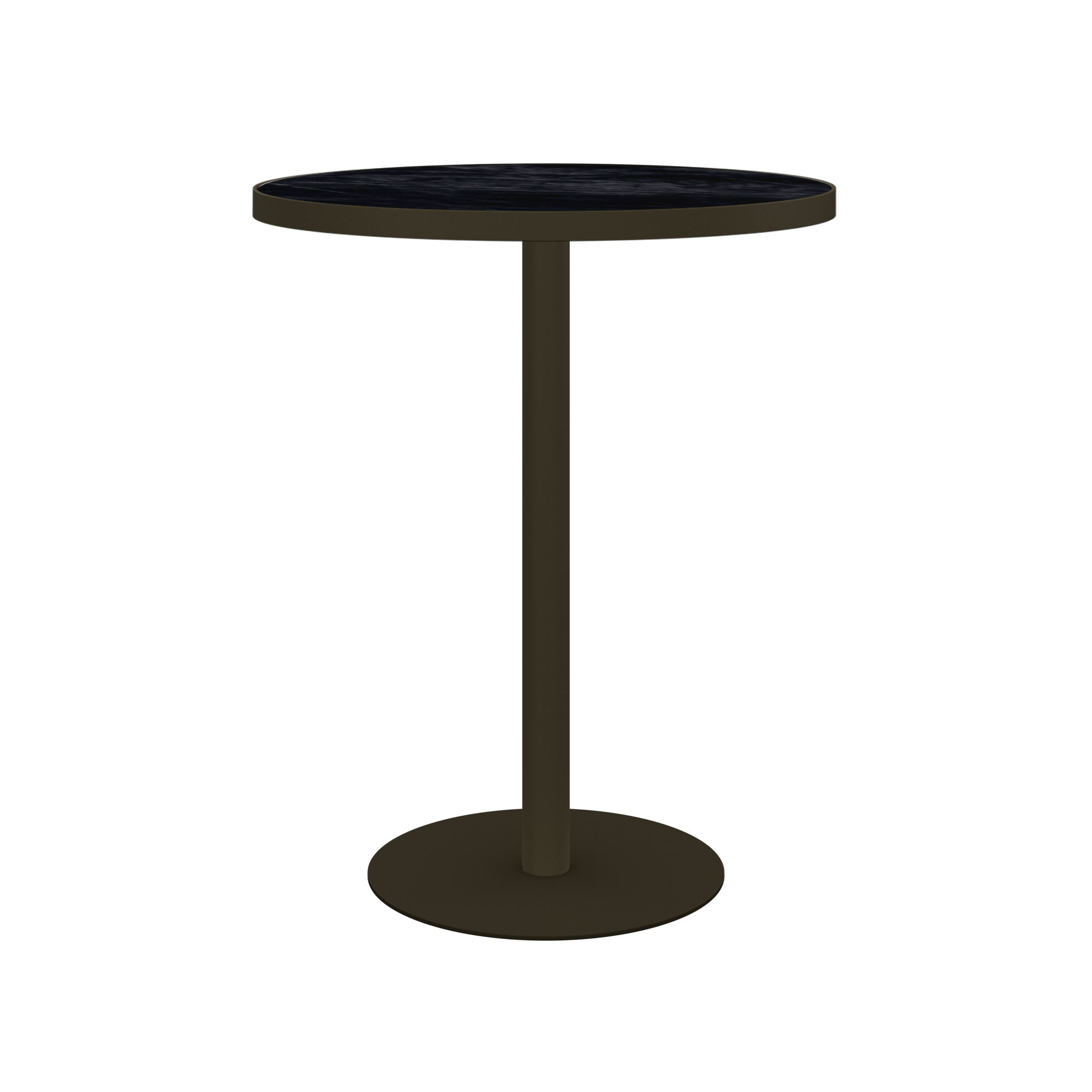 Halo Bar Table With Rim - Round