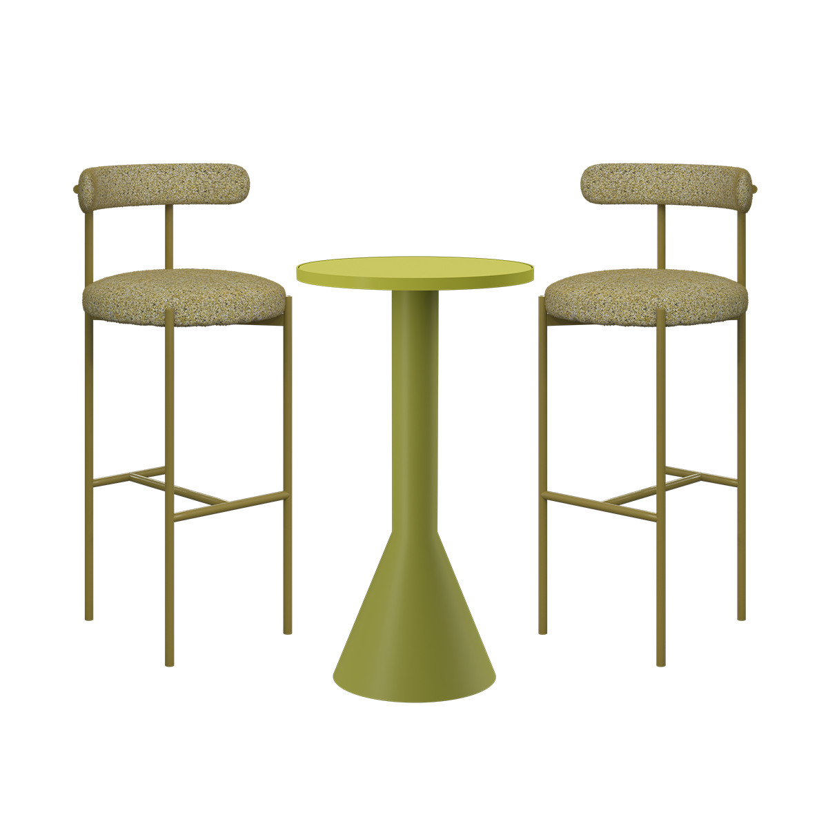 Flare Margot Bar Table Package (2 Stools)