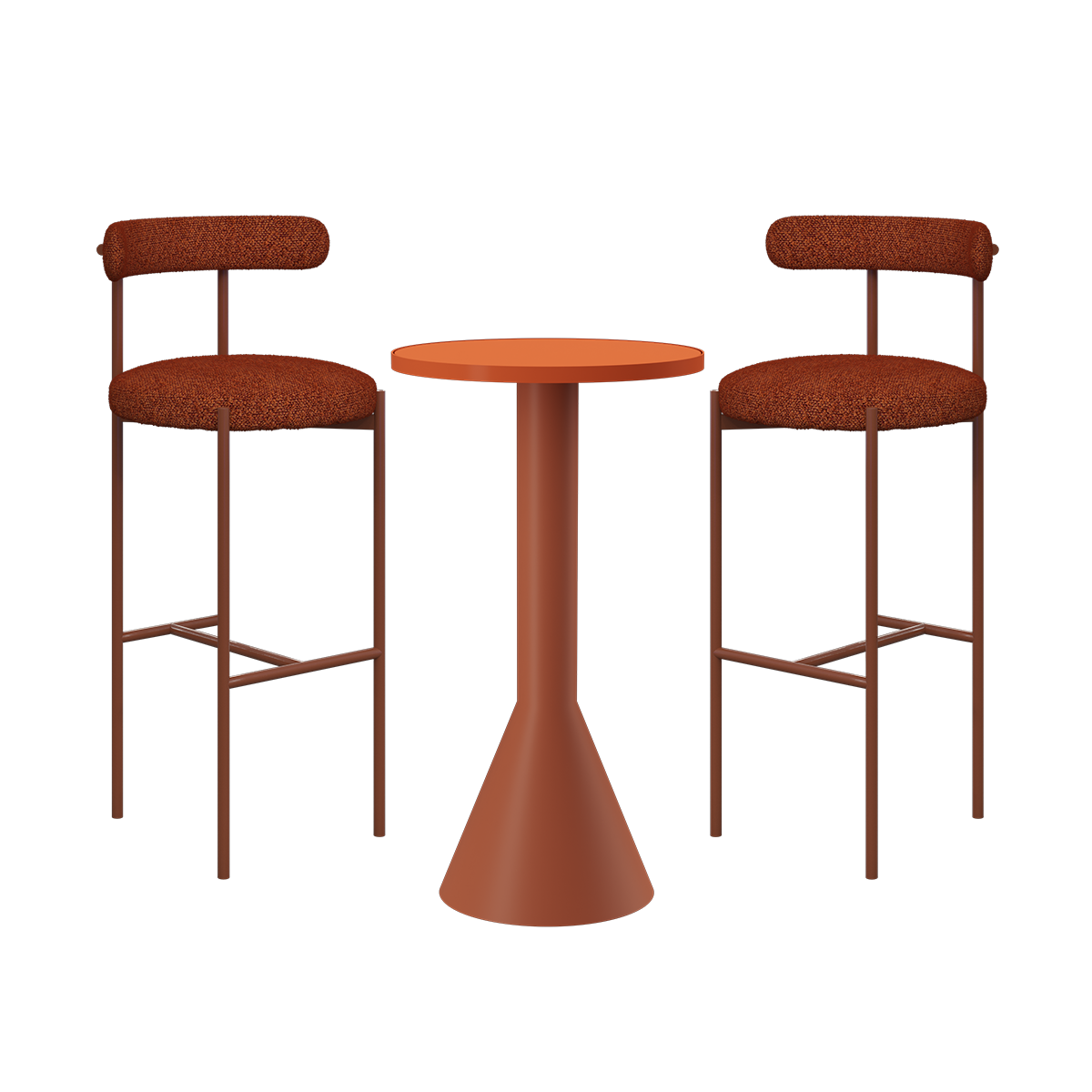 Flare Margot Bar Table Package (2 Stools)