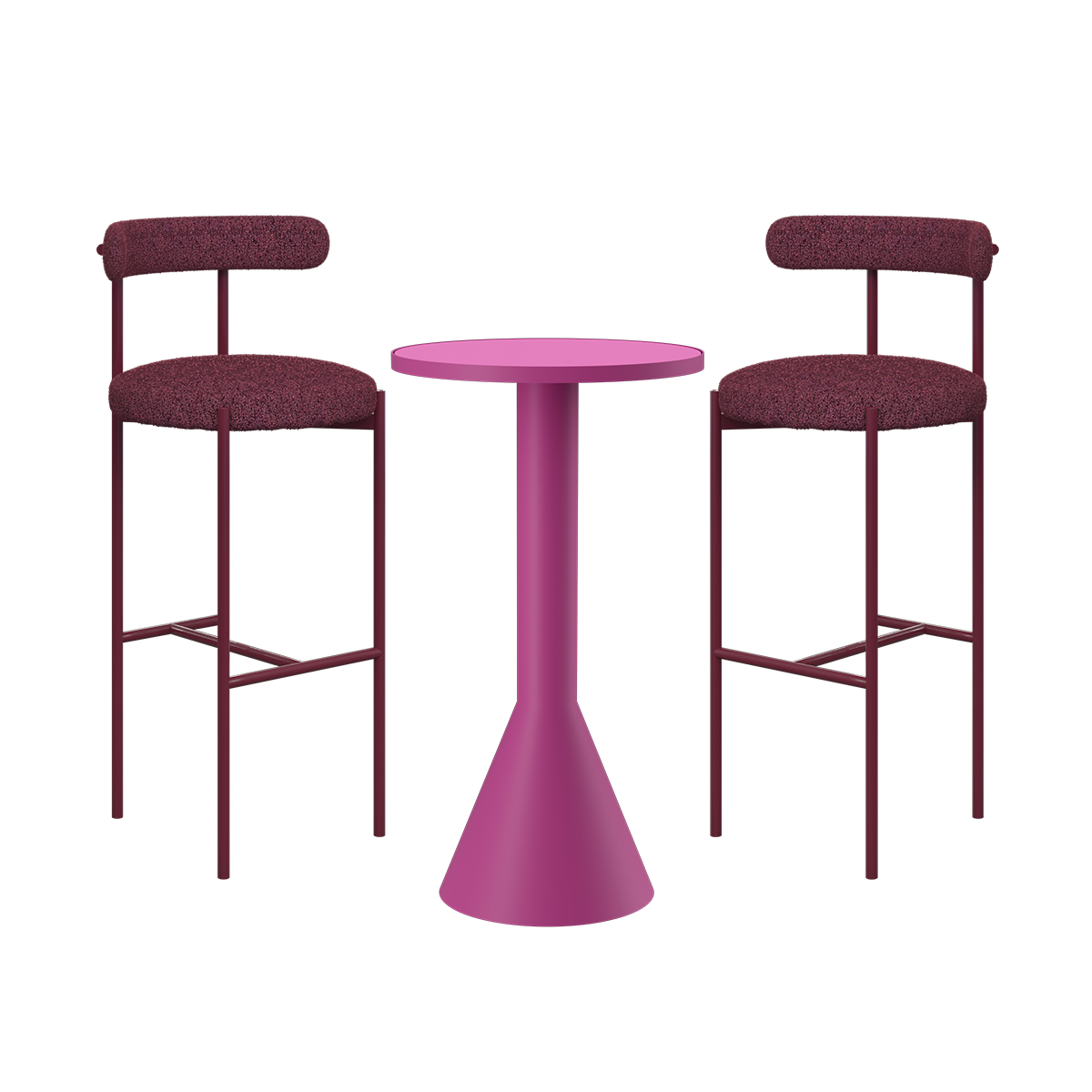 Flare Margot Bar Table Package (2 Stools)