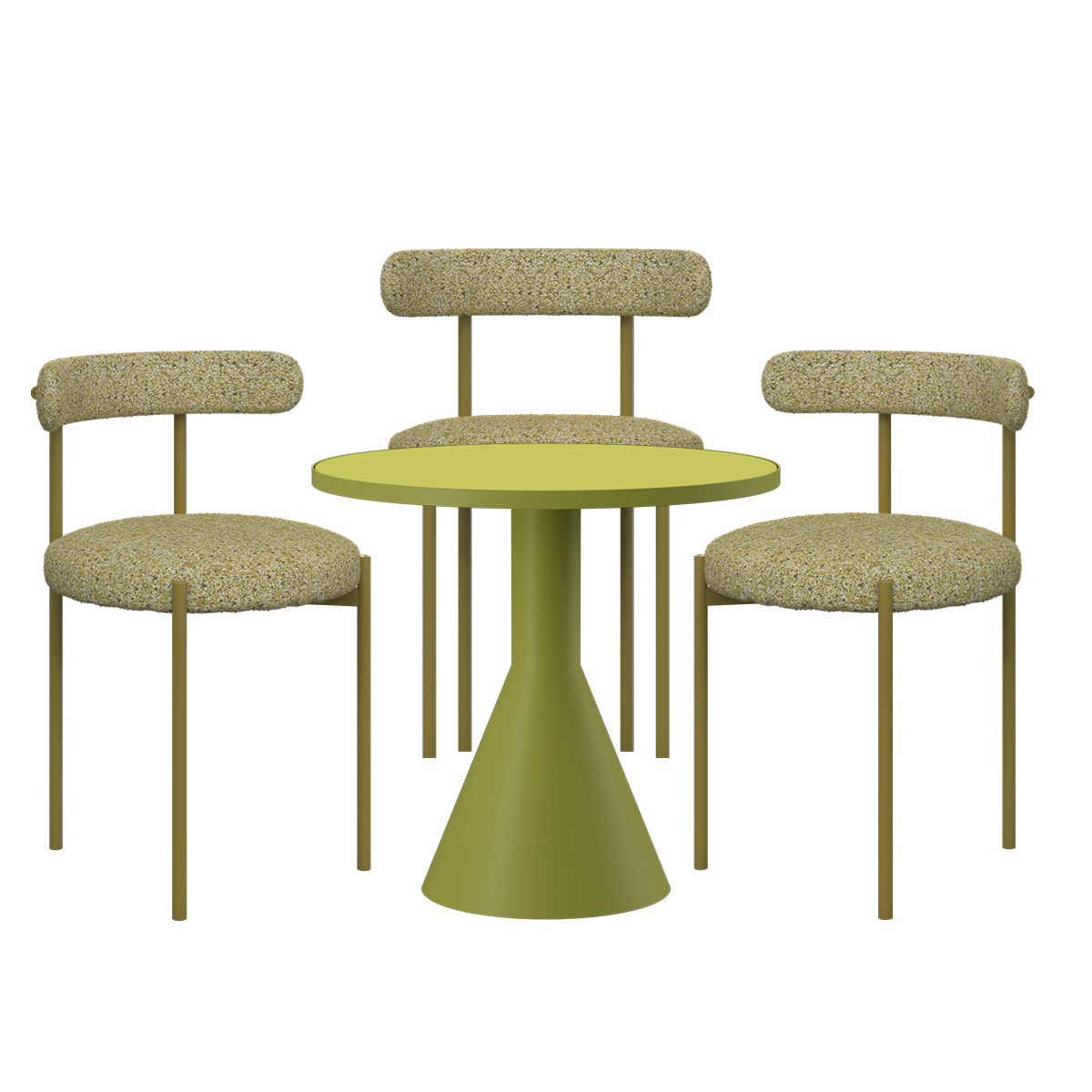Flare Margot Cafe Table Package (3 Chairs)