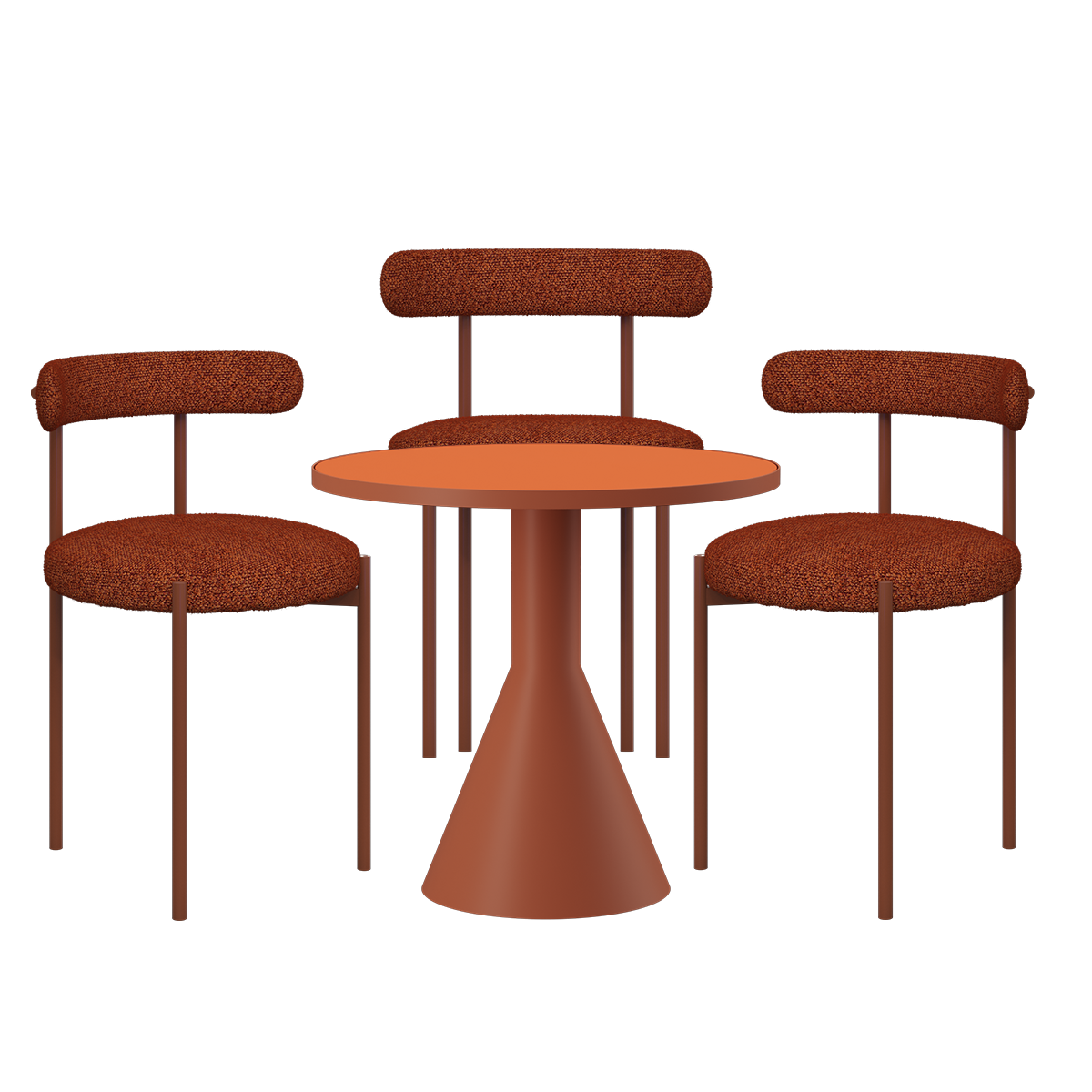Flare Margot Cafe Table Package (3 Chairs)