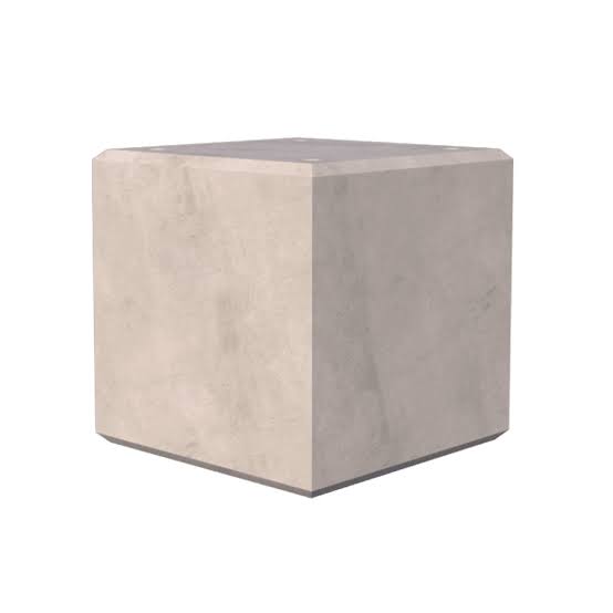 Stackable Weight - concrete. 600(w) x 1200(l) x 600(h) - 1 ton