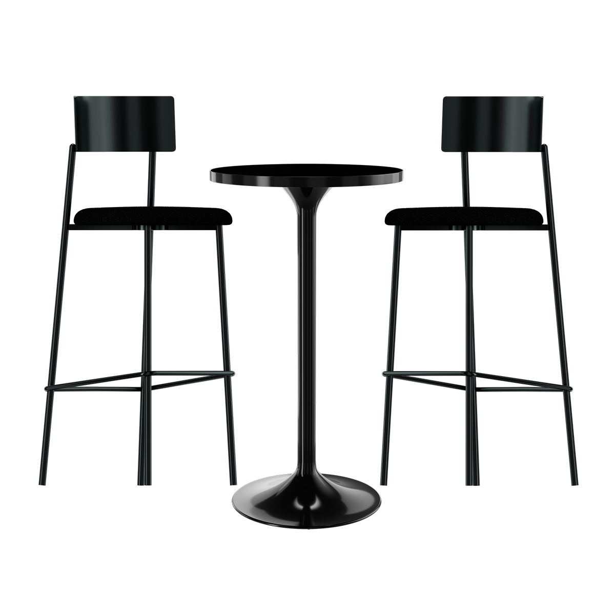 Lola Harmony Bar Table Package (2 Stools)