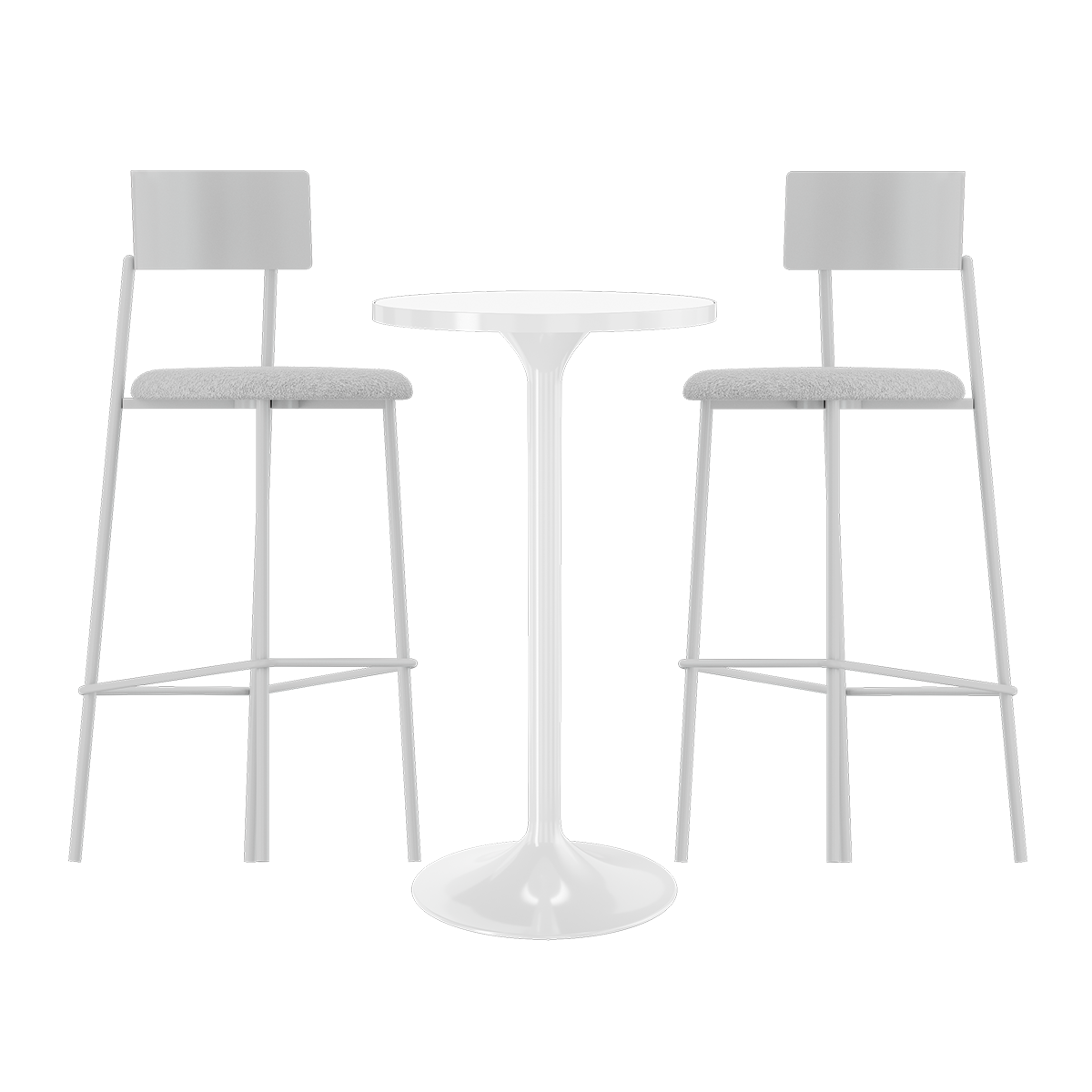 Lola Harmony Bar Table Package (2 Stools)