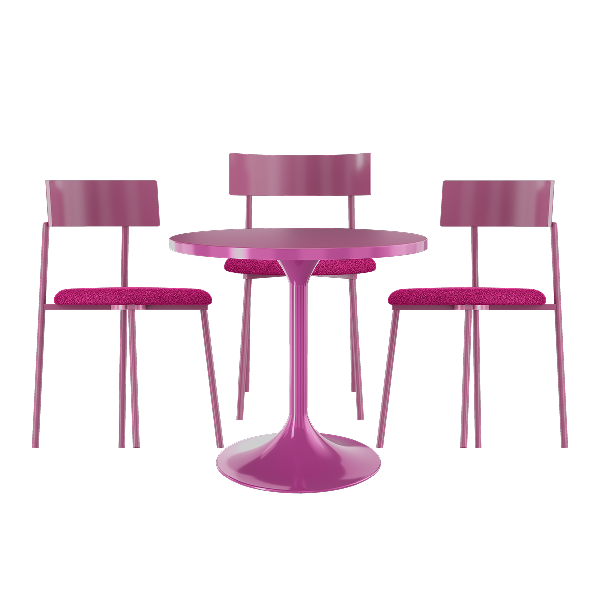 Lola Harmony Cafe Table Package (3 Chairs)