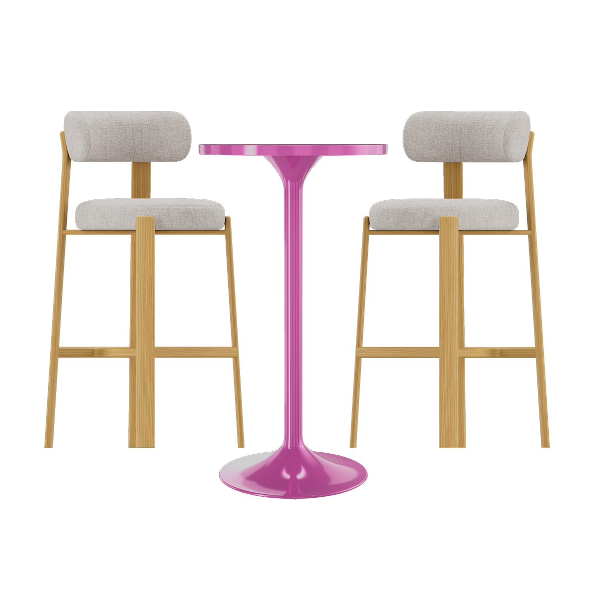 Lola Loft Bar Table Package (2 Stools)