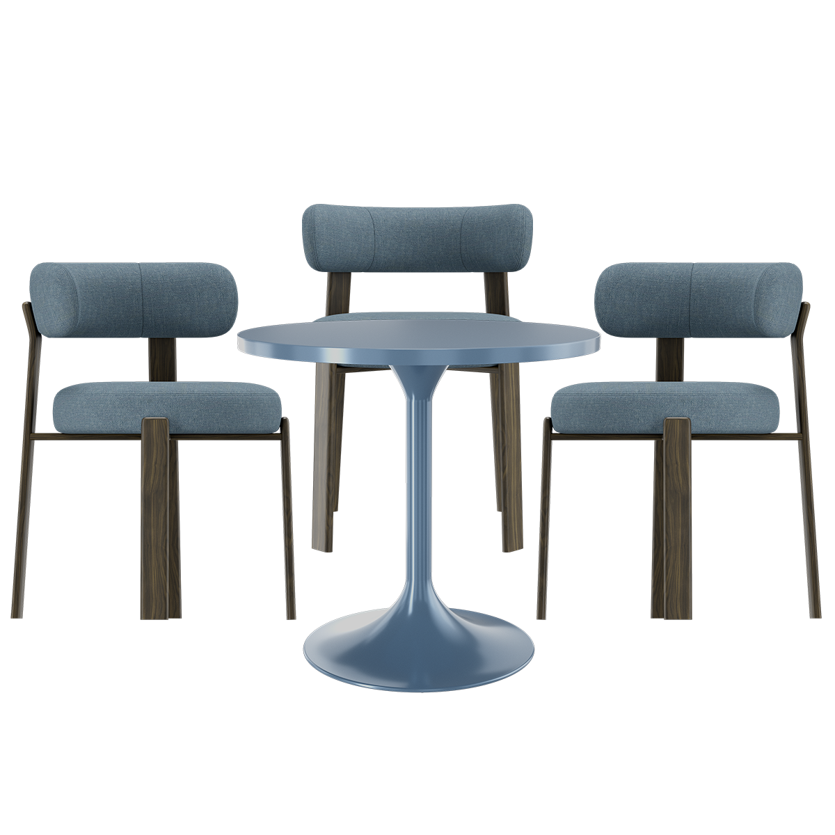 Lola Loft Cafe Table Package (3 Chairs)