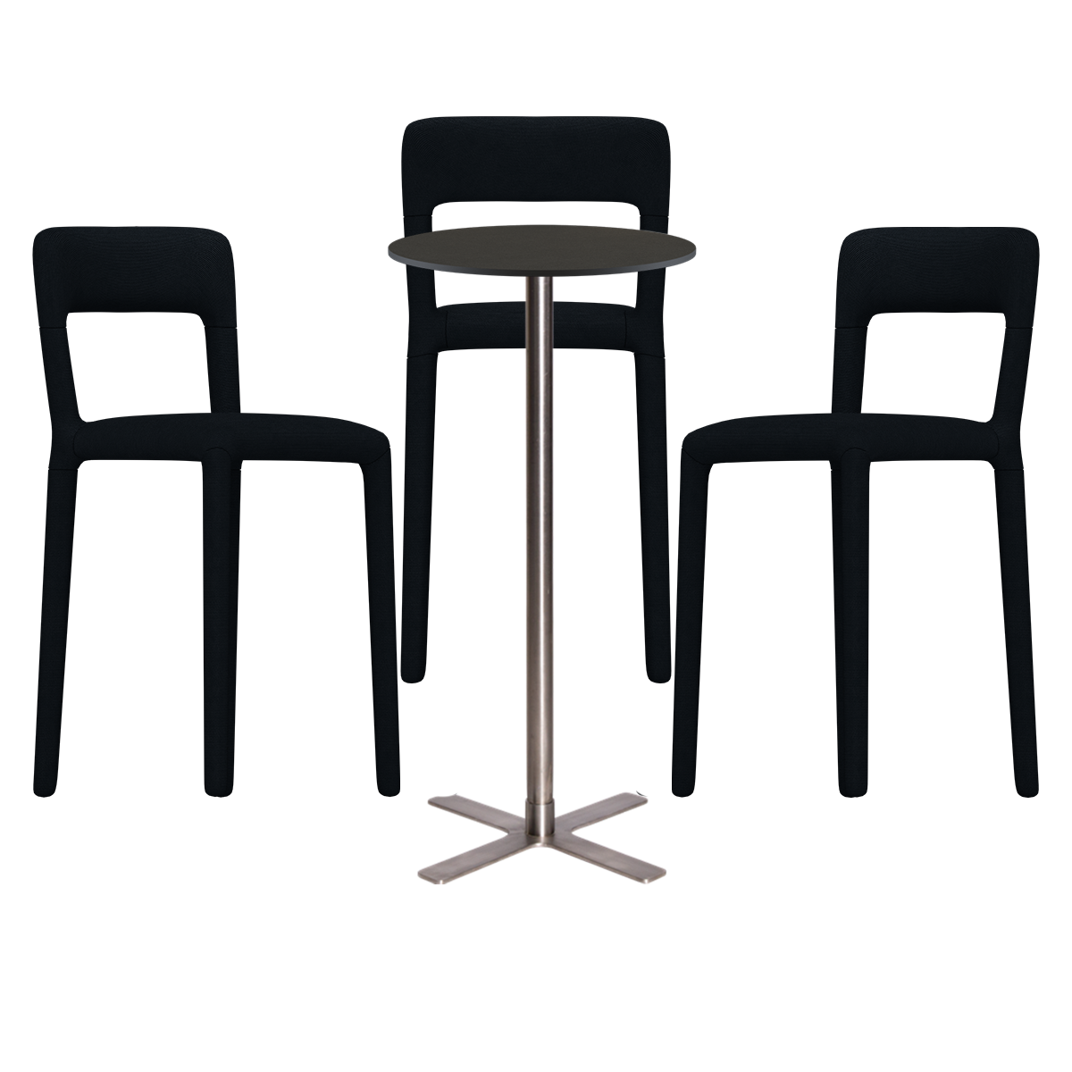 Fletcher Bar Table Package - 3 Stools