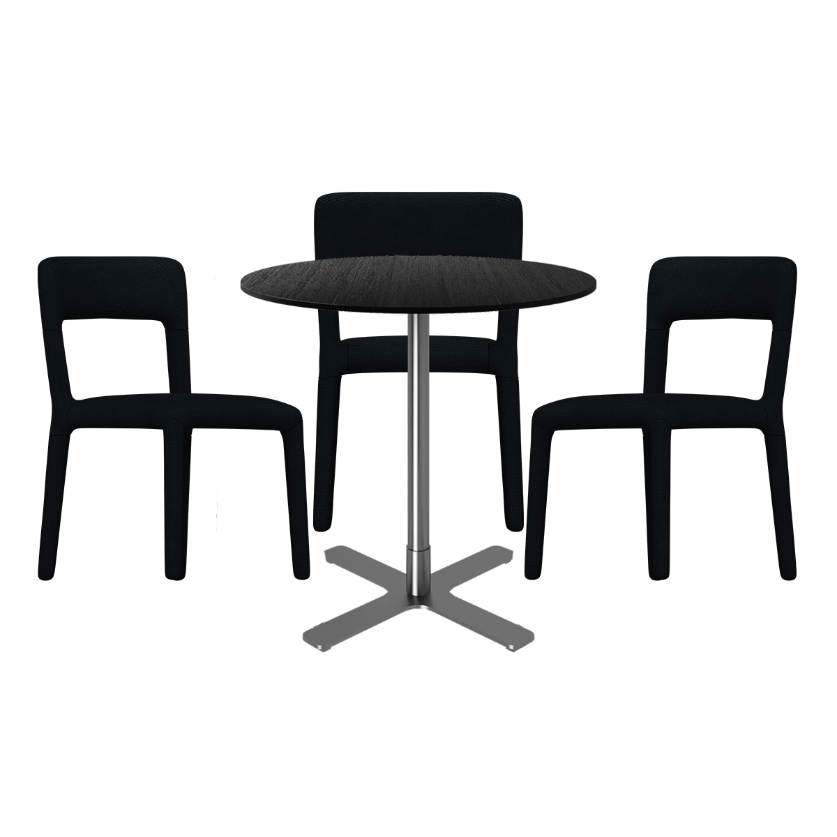 Fletcher Cafe Table Package - 3 Chairs