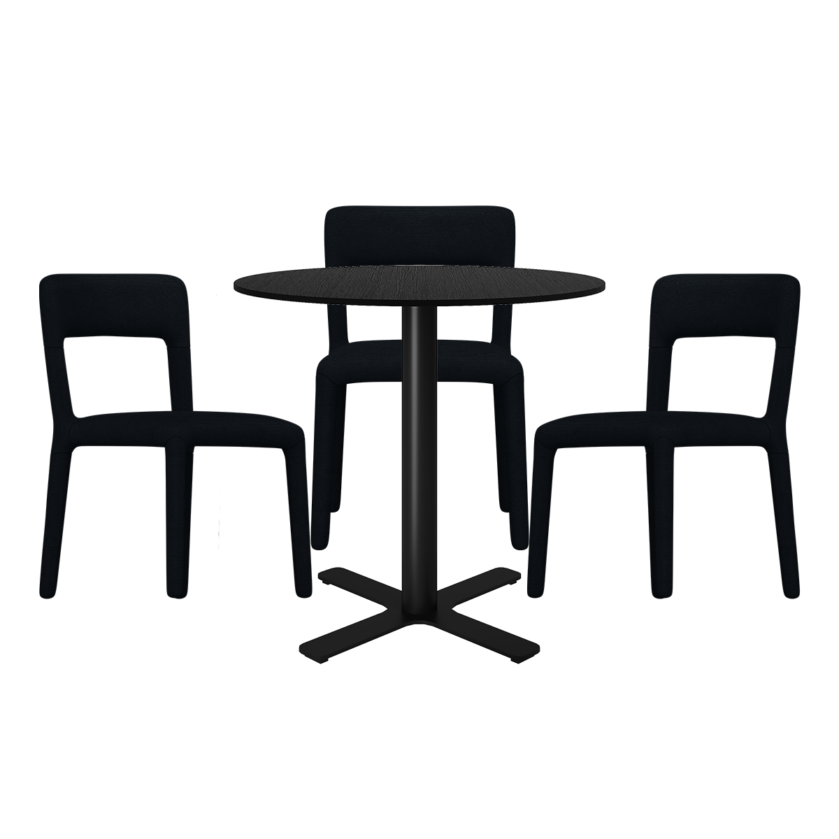 Fletcher Cafe Table Package - 3 Chairs