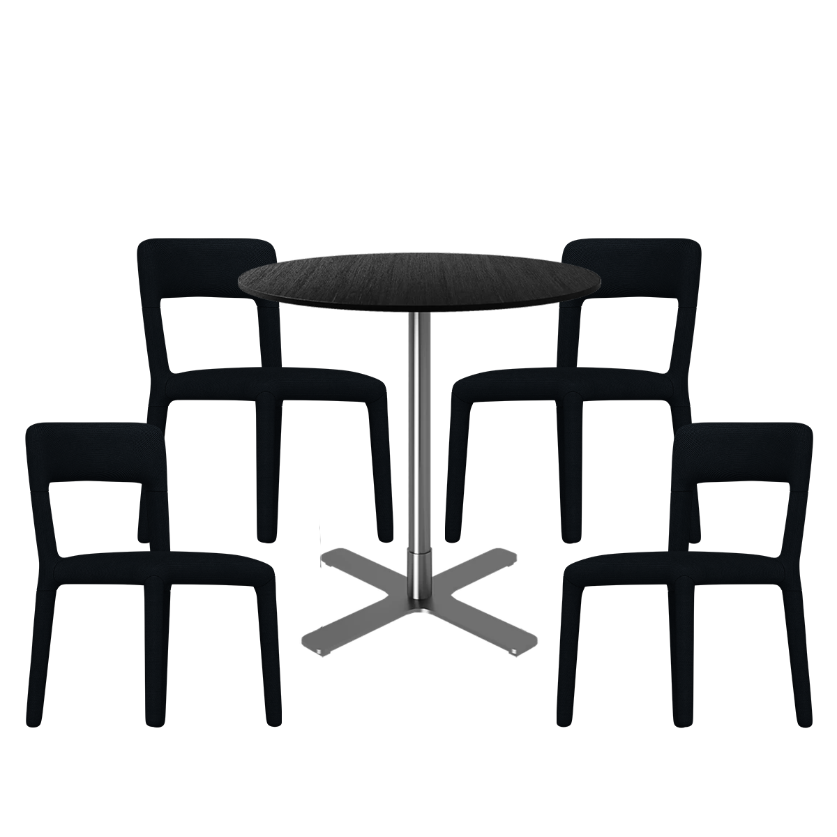 Fletcher Cafe Table Package - 4 Chairs