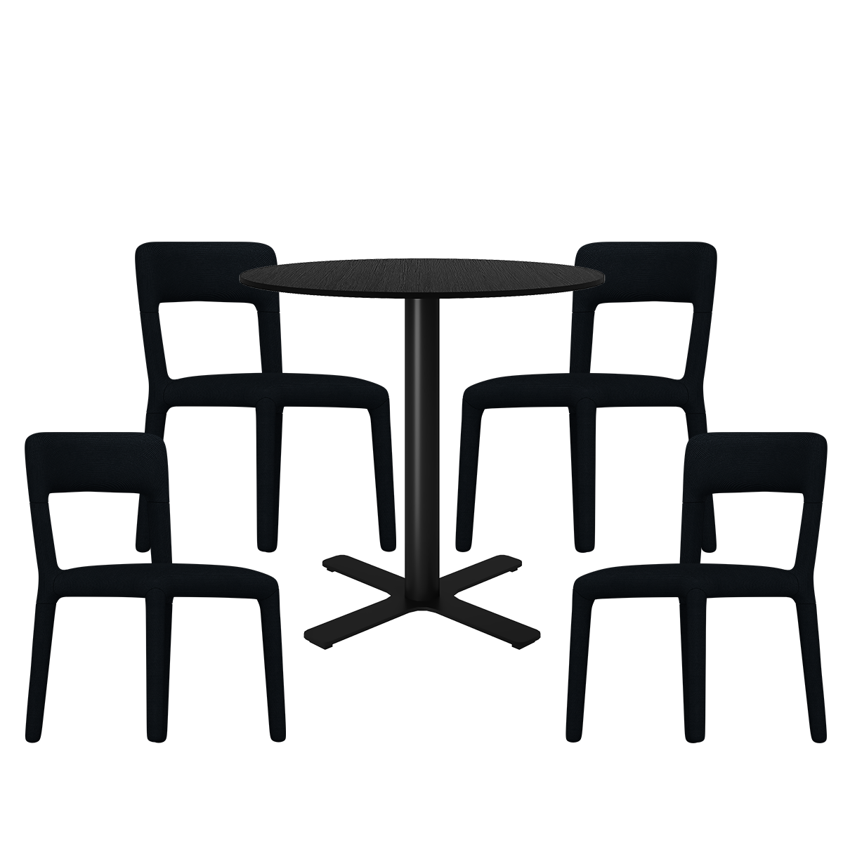 Fletcher Cafe Table Package - 4 Chairs