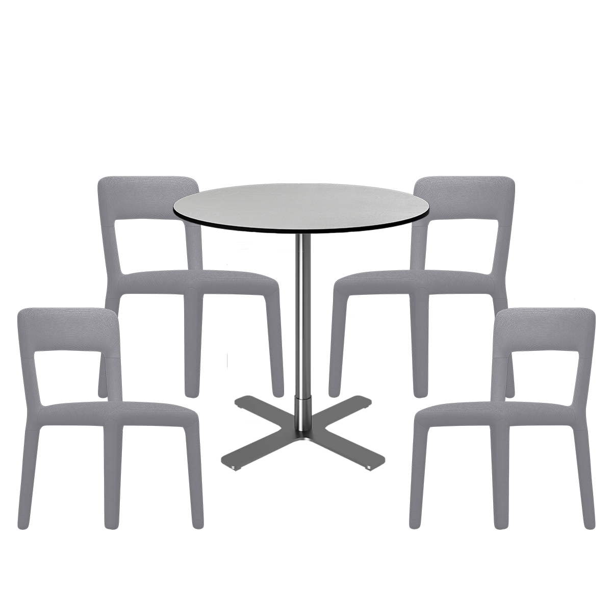 Fletcher Cafe Table Package - 4 Chairs