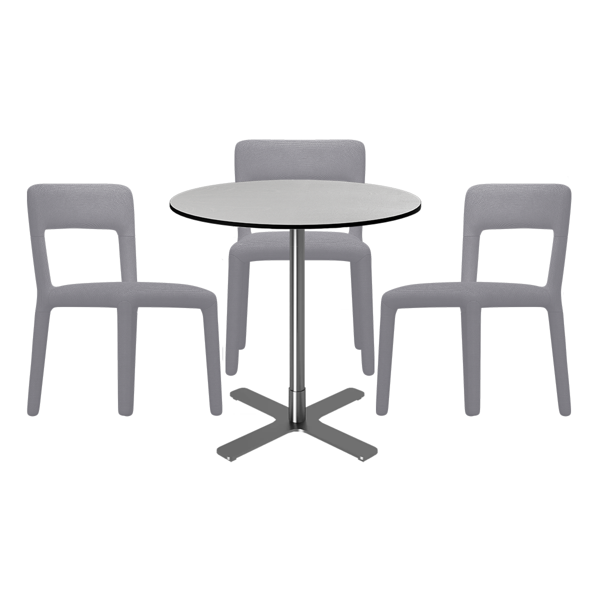 Fletcher Cafe Table Package - 3 Chairs