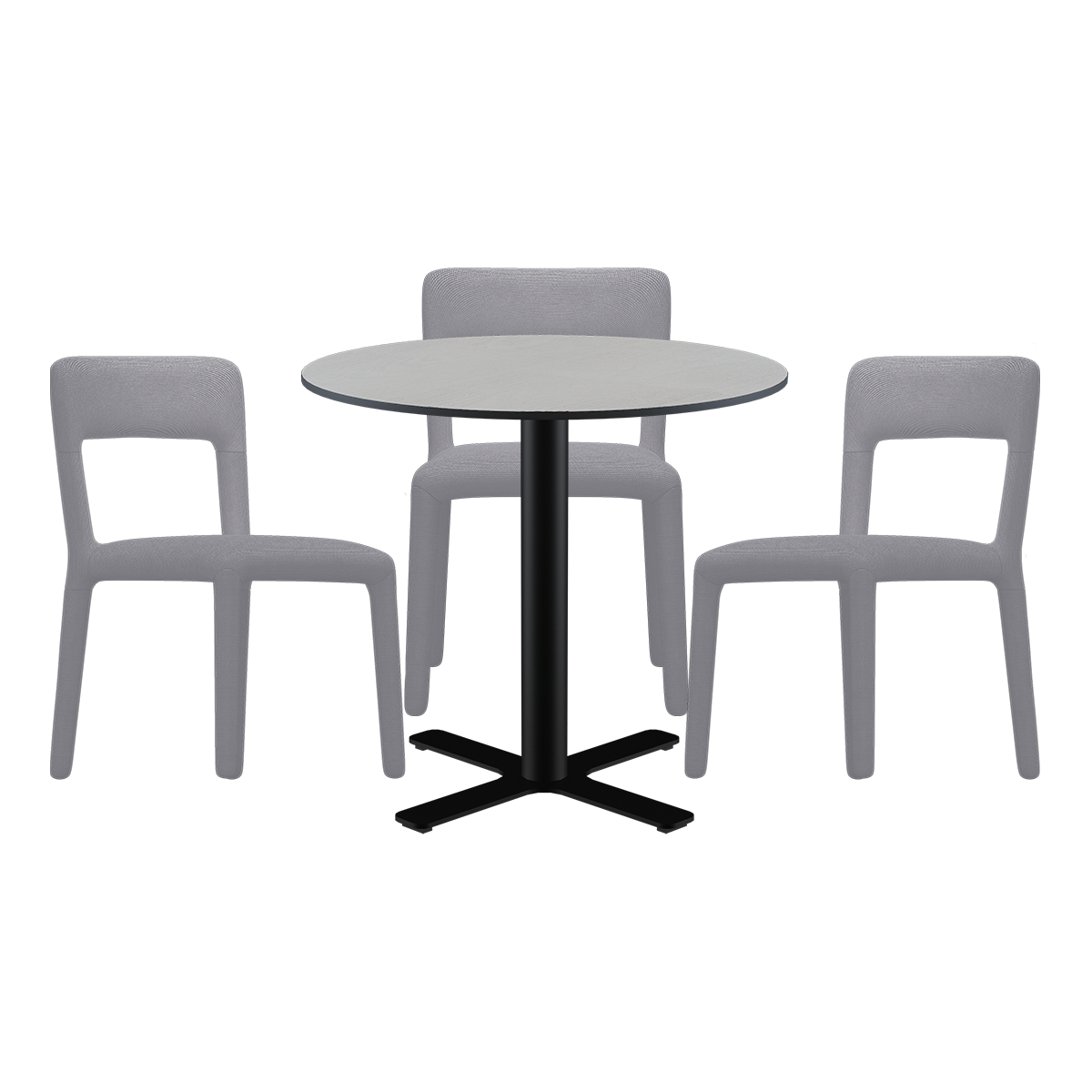 Fletcher Cafe Table Package - 3 Chairs